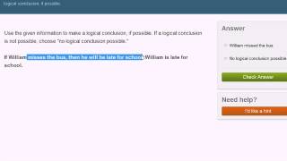 01 Logical reasoning 03 Logical argument and deductive reasoning exercise example