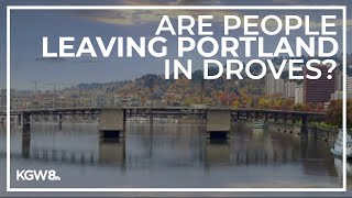 Are people leaving Portland in droves?