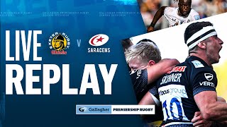 🔴 LIVE REPLAY | Exeter v Saracens | Round 1 Game of the Week | Gallagher Premiership Rugby