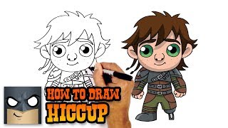 How to Draw Hiccup | How to Train your Dragon 3