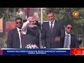 pm modi welcomes spanish pm pedro sanchez in vadodara during deepawali