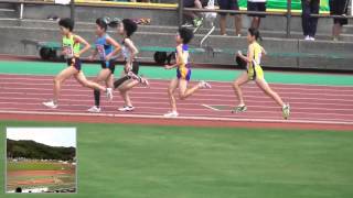 800m女子予選 2組 第46回　北海道中学校陸上競技大会(20150729)