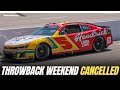 NASCAR Throwback Weekend Will NOT Return In 2026 | Chick Hicks Wrecks Lightning McQueen In Real Race
