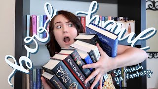 HUGE SUMMER BOOK HAUL ft. LOTS of young adult fantasy books // ya fantasy, ya contemporary, + more!
