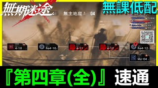 【無期迷途】無課低配『第四章』全部關卡陣容攻略