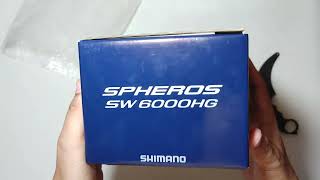 SHIMANO Spheros SW 6000HG  (UNBOXING)