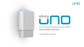 ekey uno fingerprint scanner - rechargeable, wireless + door lock actuator - Smart retrofitting set