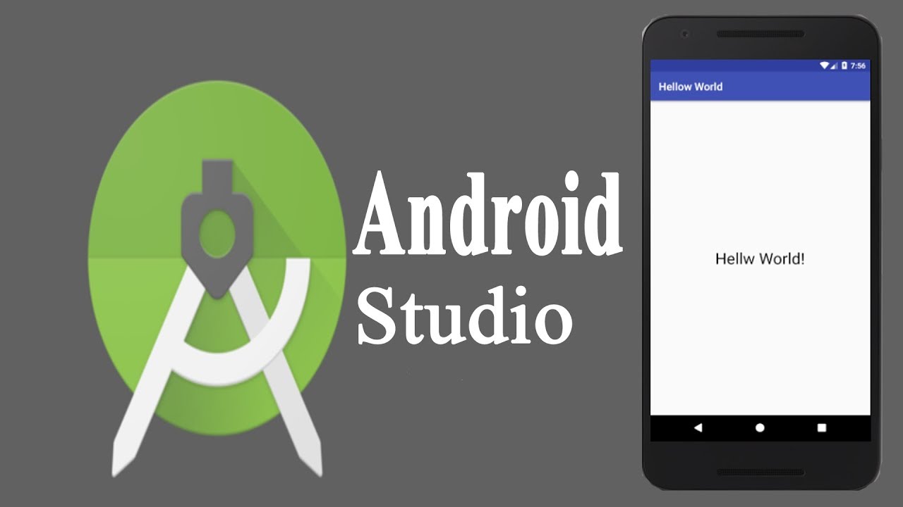 Привет мир на андроид. Hello Android. Sintu Studio.
