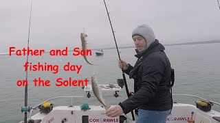 Father and Son Days Fishing on the Solent #catchandrelaese #seafishinguk #boatfishinguk