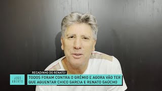 Zoeira Jogo Aberto: Renato Gaúcho manda recado especial para Renata Fan após classificação do Grêmio