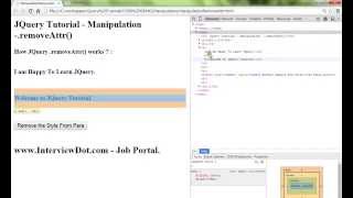 REMOVEATTR METHOD JQUERY DEMO