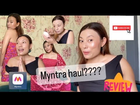 Recorrido de Myntra | look de maquillaje #myntrahaul #makeuplook