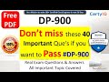 DP-900: Azure Data Fundamentals | Real Exam Que 2022 | 40 Imp Questions |Total 280+ Que's | Free PDF