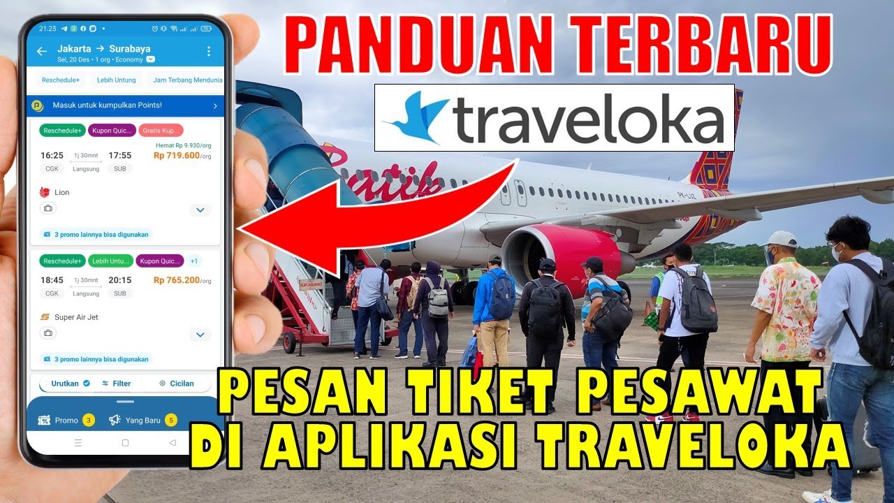 CARA BELI TIKET PESAWAT DI TRAVELOKA | Cara Pesan Tiket Pesawat Di ...