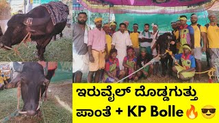 Kakkepadav Kambala 2023 : Iruvail Doddaguthu ಪಾಂತೆ + KP Bolle | ನೇಗಿಲು ಹಿರಿಯದಲ್ಲಿ Krishnapura Bolle