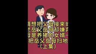 女婿想把父母接来城里养老，岳父岳母却嫌弃他父母是养猪的，女婿一气之下把岳父岳母扫地出门  （上集）#原创动画 #剧情动画 #情感