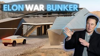 Elon Musk Cyberhouse and Cybertruck War Bunker, Cyberhouse Bunker, Doomsday Bunker, Cyberhouse Life