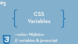 CSS Variables #5 - Variables & JavaScript