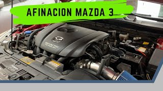 AFINACIÓN MAZDA 3 2017! (cambio de aceite y filtro, bujías, nivel de líquidos, limpieza motor)