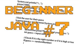 Beginner Java #7 : Methods and a Calculator