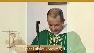 Szent Lukács könyve  5, 1-11 A csodálatos halfogás.