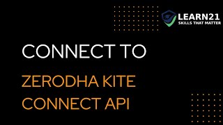 Zerodha Kite Connect API Tutorial using Python | Get quotes, holdings, Place orders