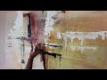 abstract painting different tools and techniques easy acrylics demonstration