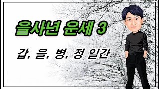 을사년 운세 3 - 갑, 을, 병, 정 일간