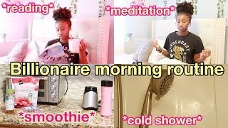 I tried the 1 Billion Dollar Morning Routine  *Life changing*
