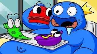 The RAINBOW FRIENDS are FOOD?! (Cartoon Animation)