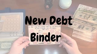 New debt binder | $335 | coffee challenges☕️