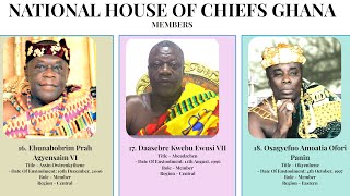 National House of Chiefs NHC Members Ghana