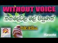 Thanamalvila mal pipunath (WITHOUT VOICE)  Karaoke