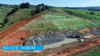 Ara Tūhono – Pūhoi to Warkworth: Drone fly over N3 cut,May 2018