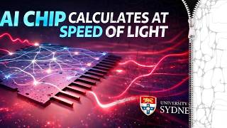 Scientists build Al chip that uses light to calculate at speed of light