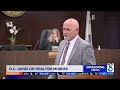 o.c. judge on trial accused of murdering his wife