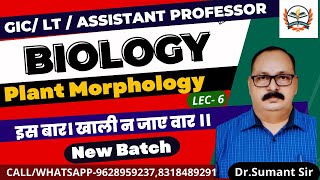 TGT/PGT BIOLOGY 2022|up tgt pgt biology online class 2022|Assistant Professor|Plant Morphology