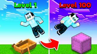 LEVEL 1 vs LEVEL 100 Minecraft CLUTCH!