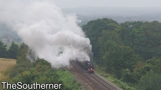 44871 digs in on 'The Dorset Coast Express' 15/08/2024