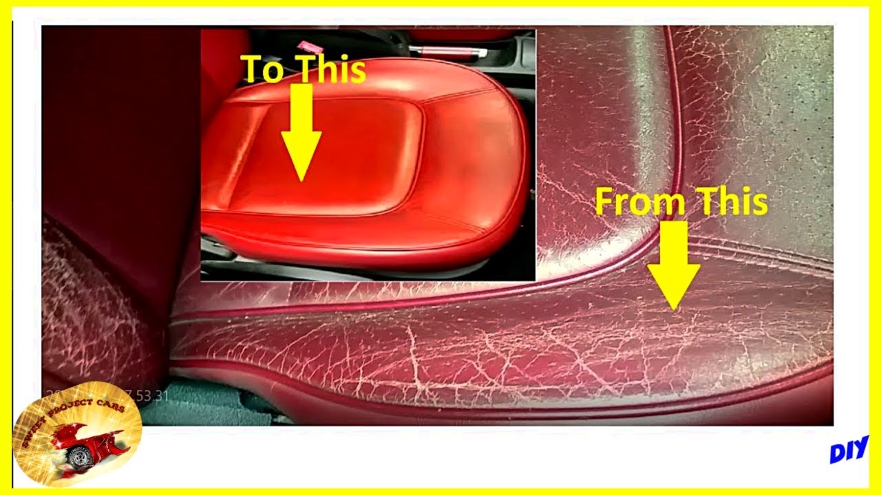 HOW TO FIX NASTY LEATHER SEATS IN 10 MINUTES For CHEAP - YouTube