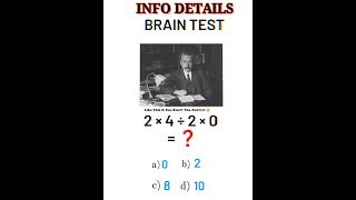 IQ test 🤔 Only For Genius 😐 Maths bring test #shorts #viral #respect #maths #mathgame #infodetails