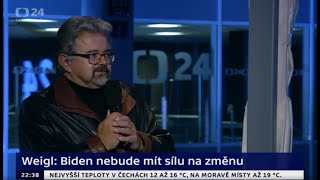 Jiří Weigl v předvečer amerických voleb @ Události, komentáře ČT24