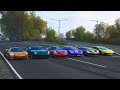 Forza Horizon 4 Drag race: 720S vs Aventador SV vs Ford GT vs GT2 RS vs 488 Pista vs 812