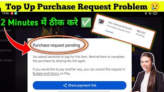 Free Fire Top Up Purchase Request Pending Problem | Airdrop \u0026 Weekly Top Up Problem Kaise Solve Kare