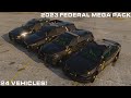 2023 Federal Mega Pack | RedSaint Modifications LLC | GTA6 GTA5 GTARP