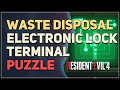 Waste Disposal Electronic Lock Terminal Resident Evil 4 Remake