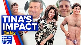 How the 'Queen of rock n' roll' Tina Turner fired up the NRL | 9 News Australia