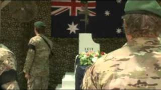 Fallen Australian soldier farewelled in Tarin Kot