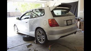 2002-2003 Civic SI EP3 5 Lug Conversion in Under 3 mins.