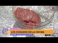 los cuidados con la carne picada